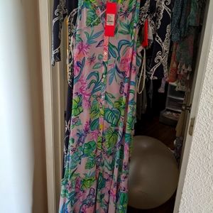 Lilly Pulitzer mermaid in the shade maxi small